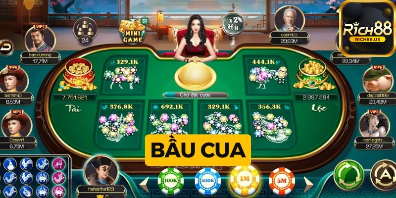 Những bí kíp chơi Bầu cua Rich88 kiếm tiền nhanh 